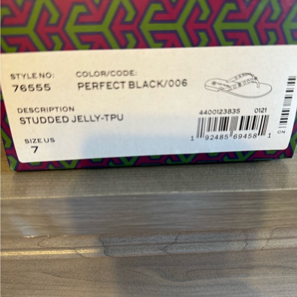 Tory Burch Women's Studded Jelly Sandals Size 7 - Picture 5 of 6